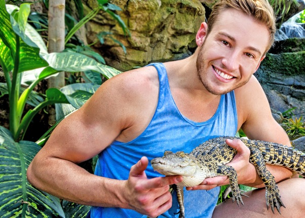 Olympic hunk Matthew Mitcham visits Cairns for the first time